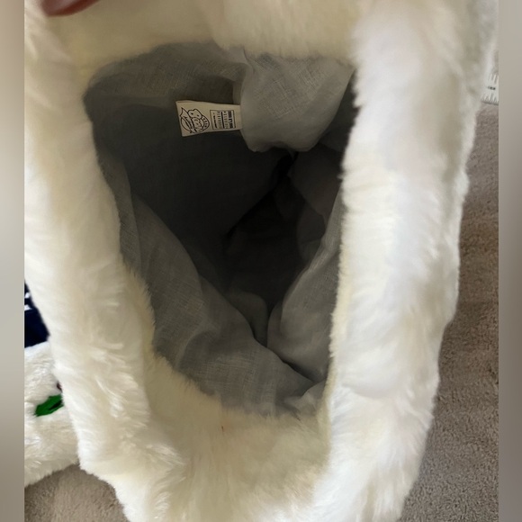 NWT Boston Red Sox Plush Santa Hat Festive Christmas Kids Large Two Hats - Picture 4 of 11